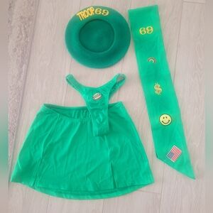 Flirt Troop 69 Girl Scout Halloween Costume.